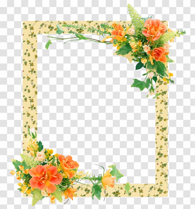 Picture Frames Photography Flower - Cut Flowers - Marcos Transparent PNG