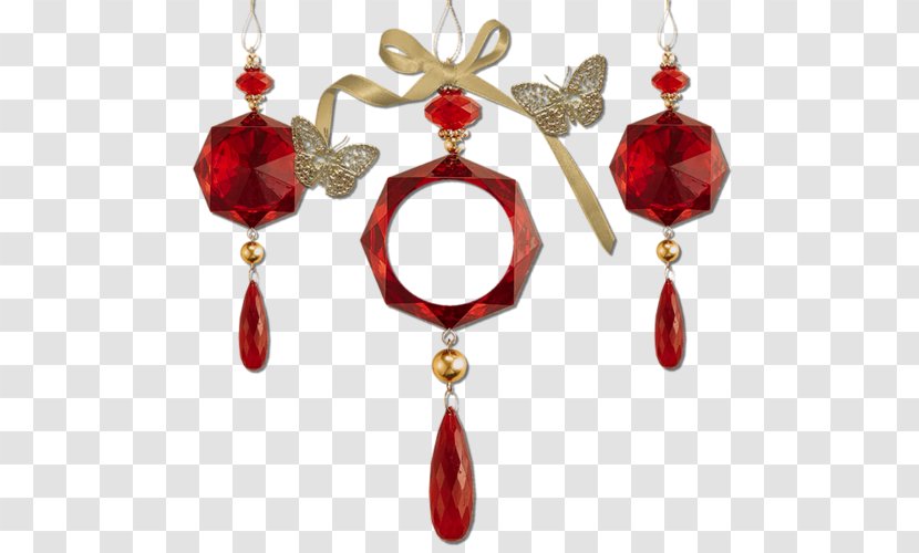 Paper Earring Scrapbooking Cardmaking Gemstone - Christmas Decoration - Super Gorgeous Ruby ​​inlay Transparent PNG