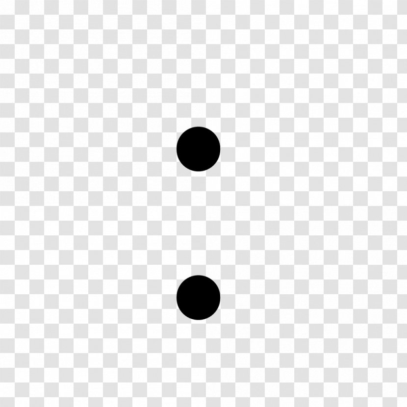 Semicolon Punctuation Full Stop Wikipedia - Hyphen - Black Transparent PNG