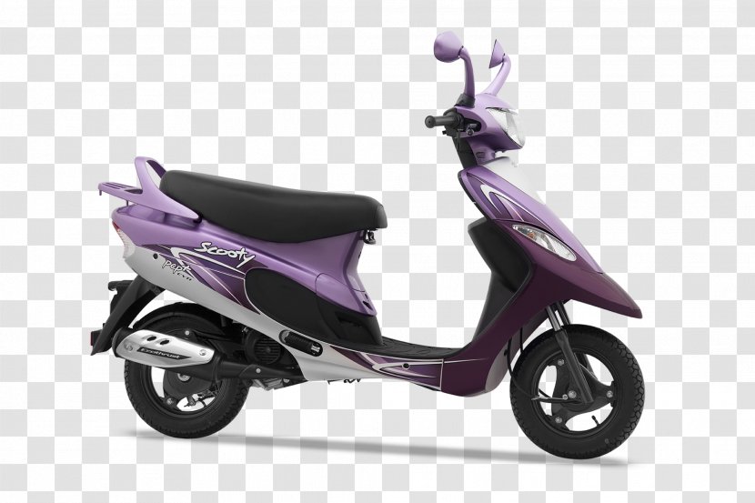 Car Motorized Scooter TVS Scooty Motor Company - Motorcycle Transparent PNG