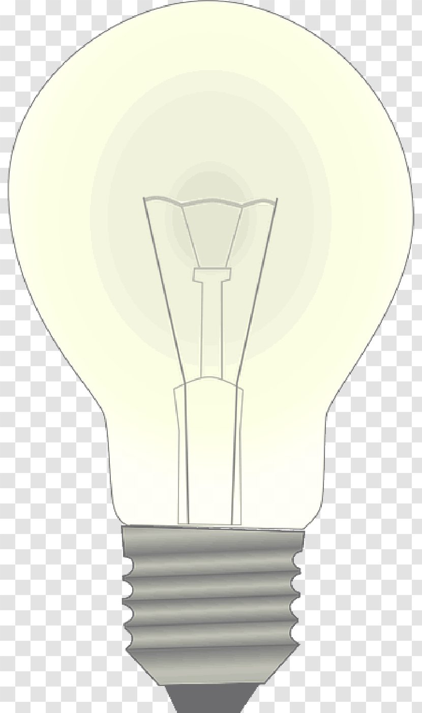 Incandescent Light Bulb Clip Art Incandescence Lamp - Led Transparent PNG