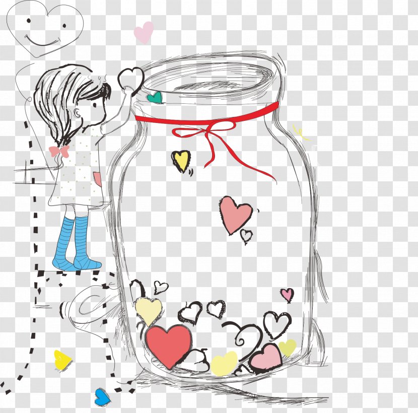 Bottle Drawing - Watercolor - Wishing Painted Transparent PNG