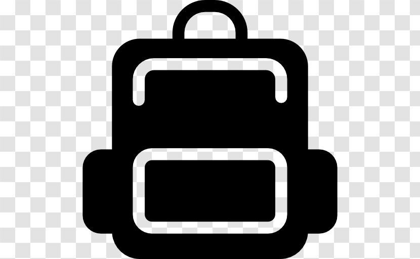 Schoolbag - Logo - Black Transparent PNG