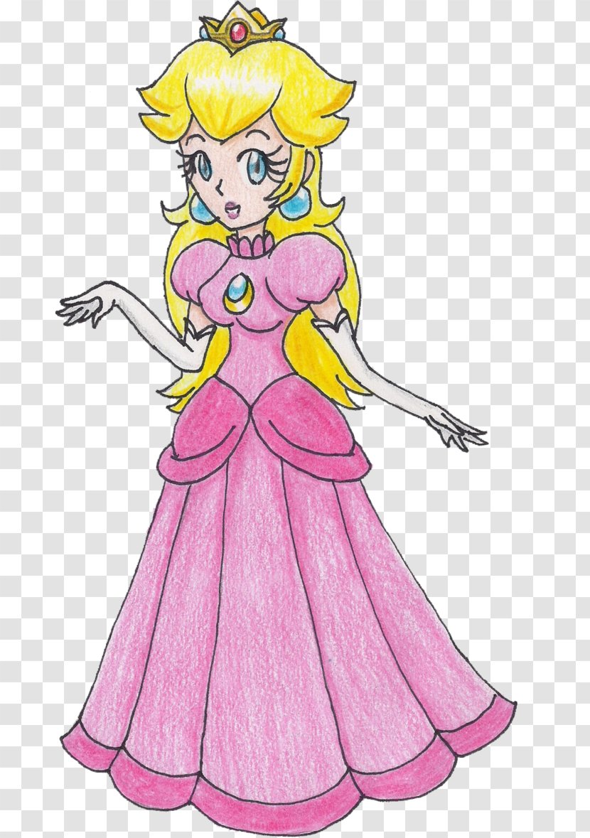 Princess Peach Super Mario Bros. Smash Melee Clip Art - Clothing Transparent PNG