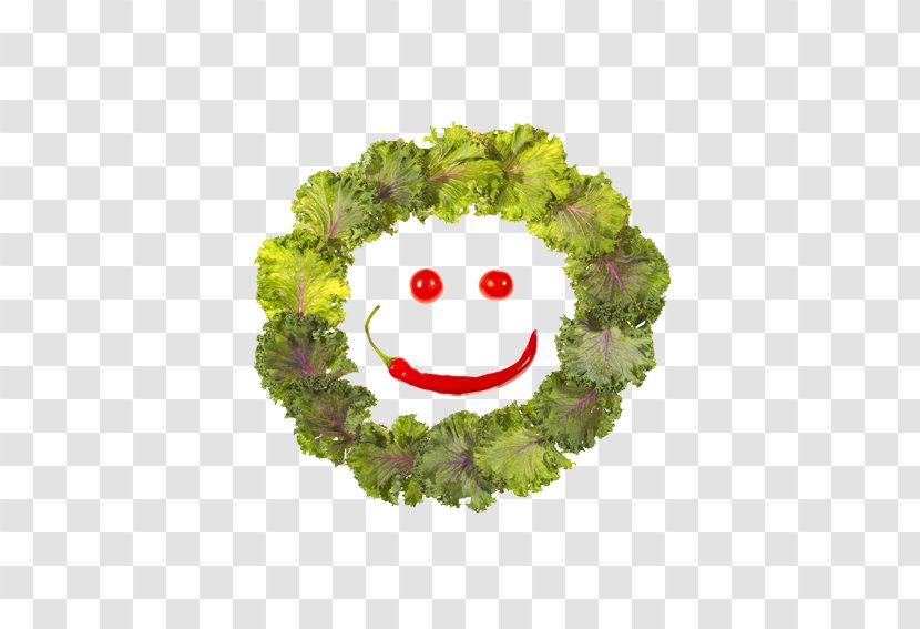 Vegetable Jeok Food - Leaf - Creative Vegetables Smile Smiley Transparent PNG