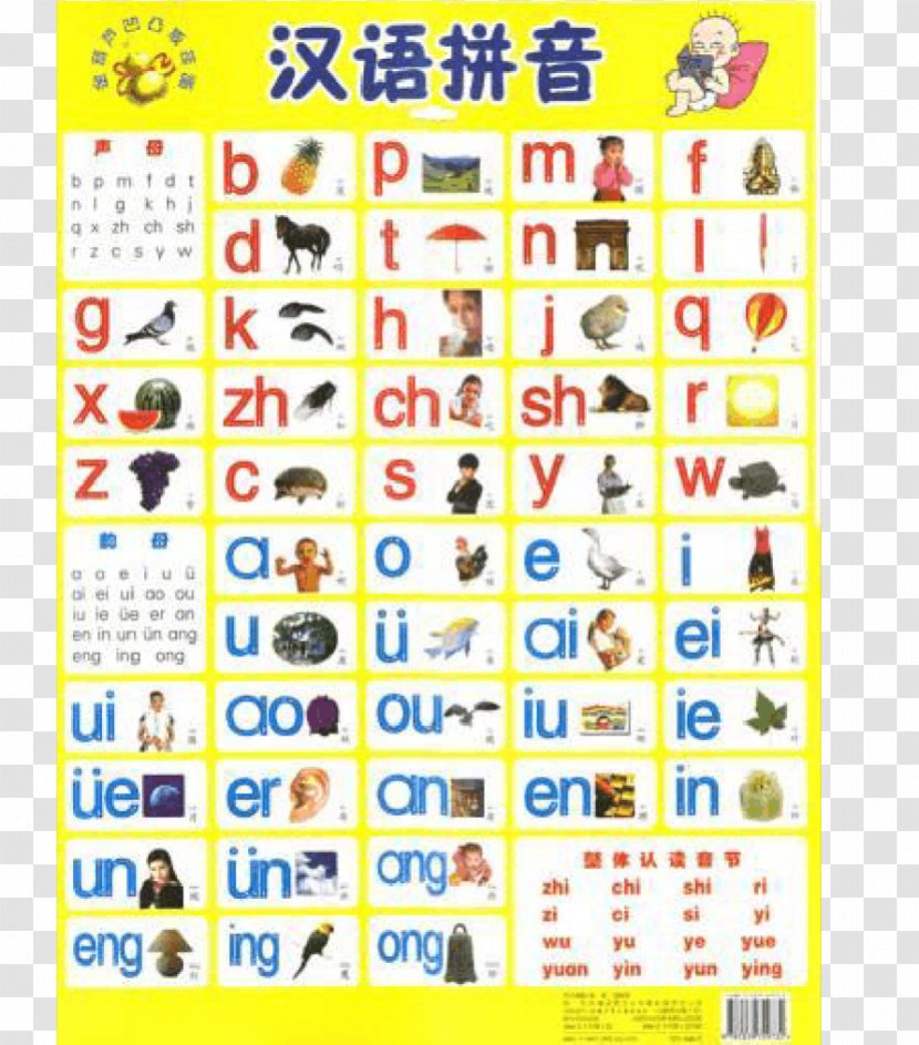 Pinyin Syllable Onset Standard Chinese Alphabet - Han Transparent PNG