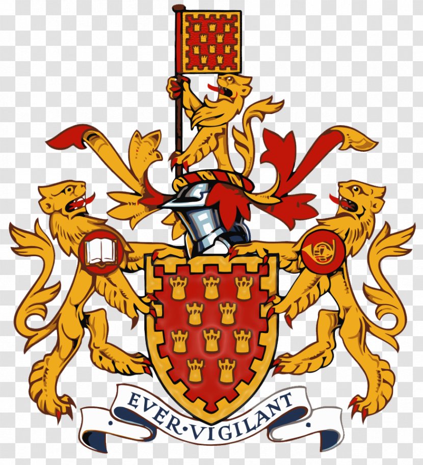 Coat Of Arms Greater Manchester Cheshire County Council - Blazon Transparent PNG