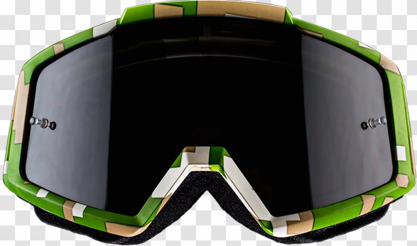 Goggles Glasses Lens - Green Transparent PNG