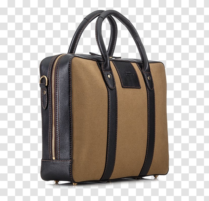 Briefcase Leather Handbag Pocket Zipper Transparent PNG