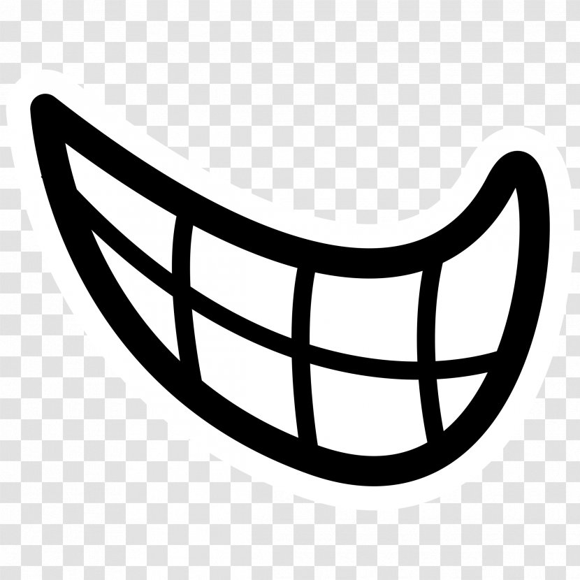 Clip Art - Black And White - Smiley Transparent PNG