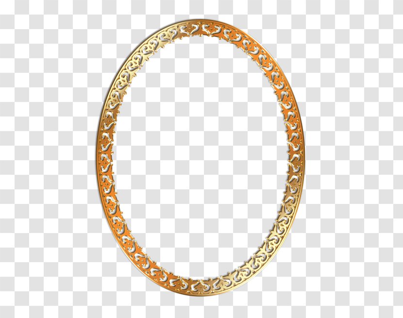 Earring Jewellery Bracelet Gold Necklace - Unoaerre - Oval Frame Transparent PNG