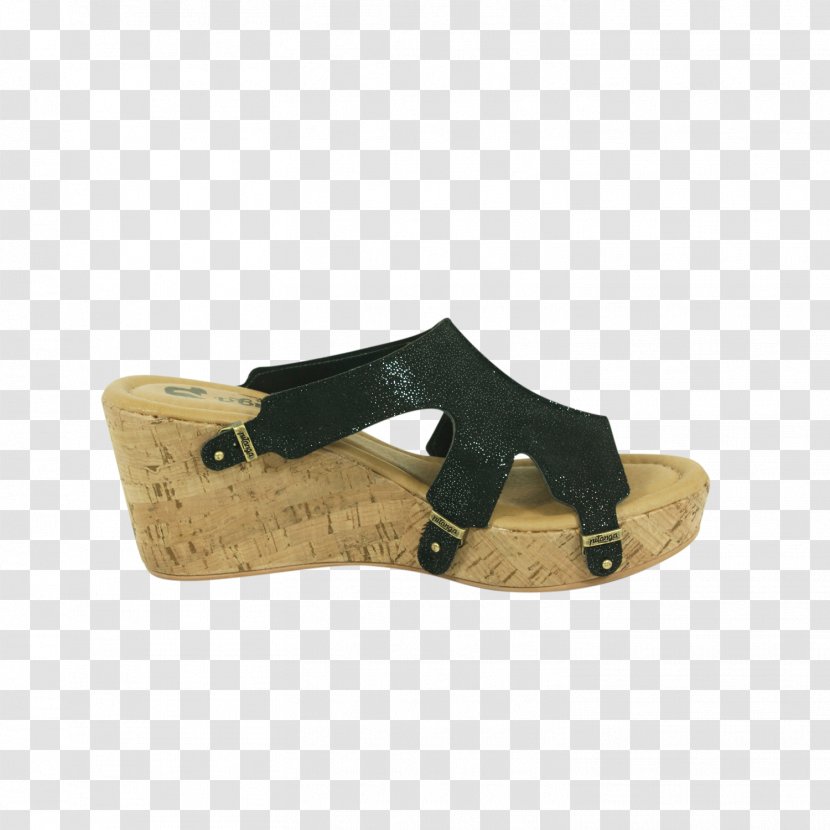 Slide Sandal Shoe - Beige Transparent PNG