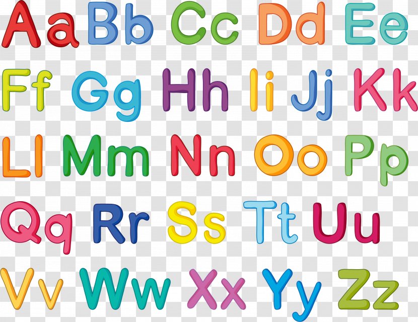 English Alphabet Letter - Brand - Color Cartoon Transparent PNG