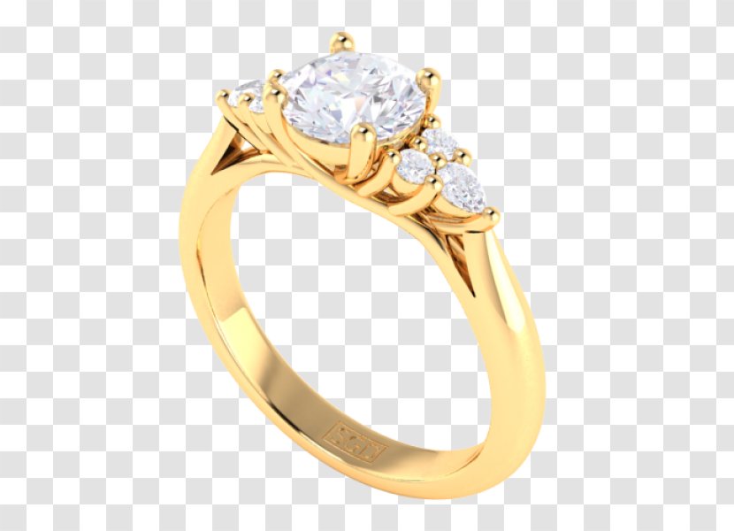 Wedding Ring Body Jewellery Diamond - Frame - Multiple Settings Transparent PNG