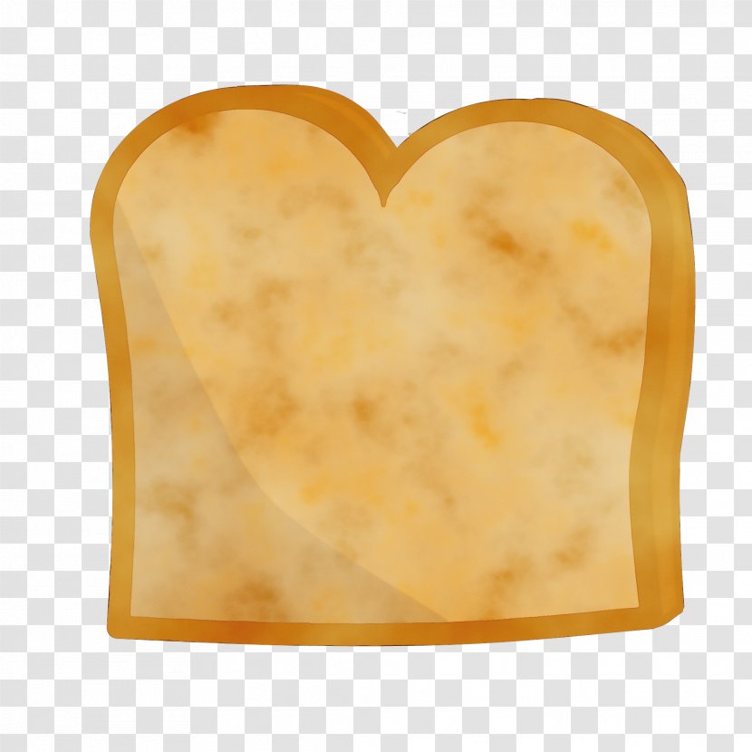 Yellow Heart - Watercolor Transparent PNG