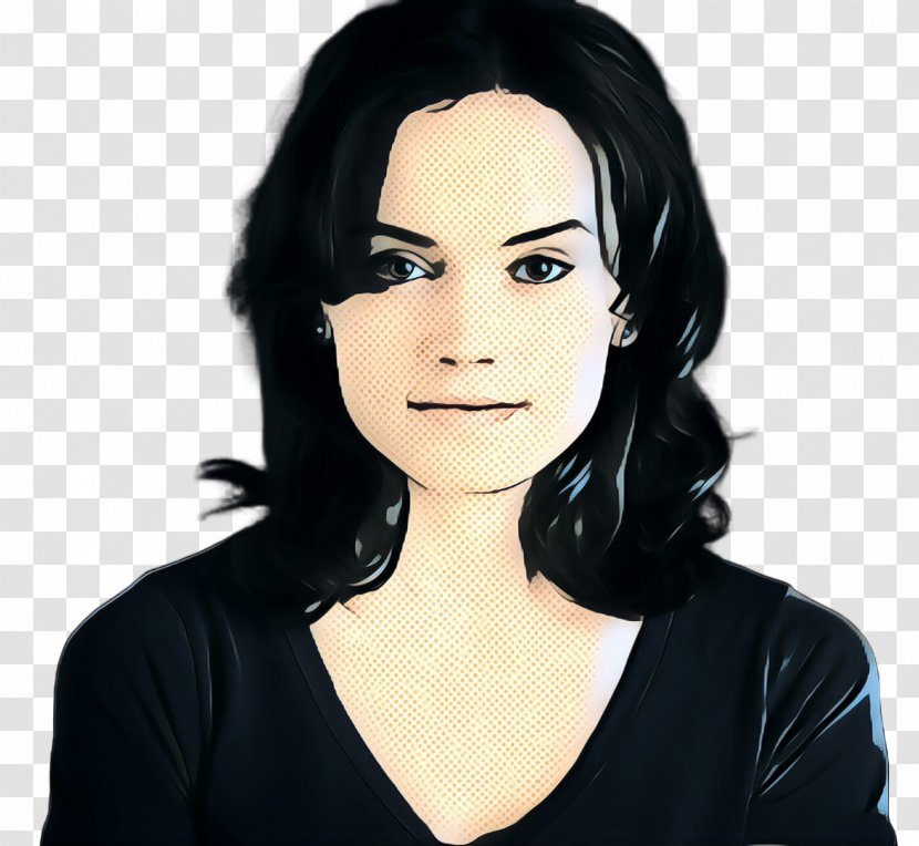 Pop Art Retro Vintage - Black Hair - Smile Jaw Transparent PNG