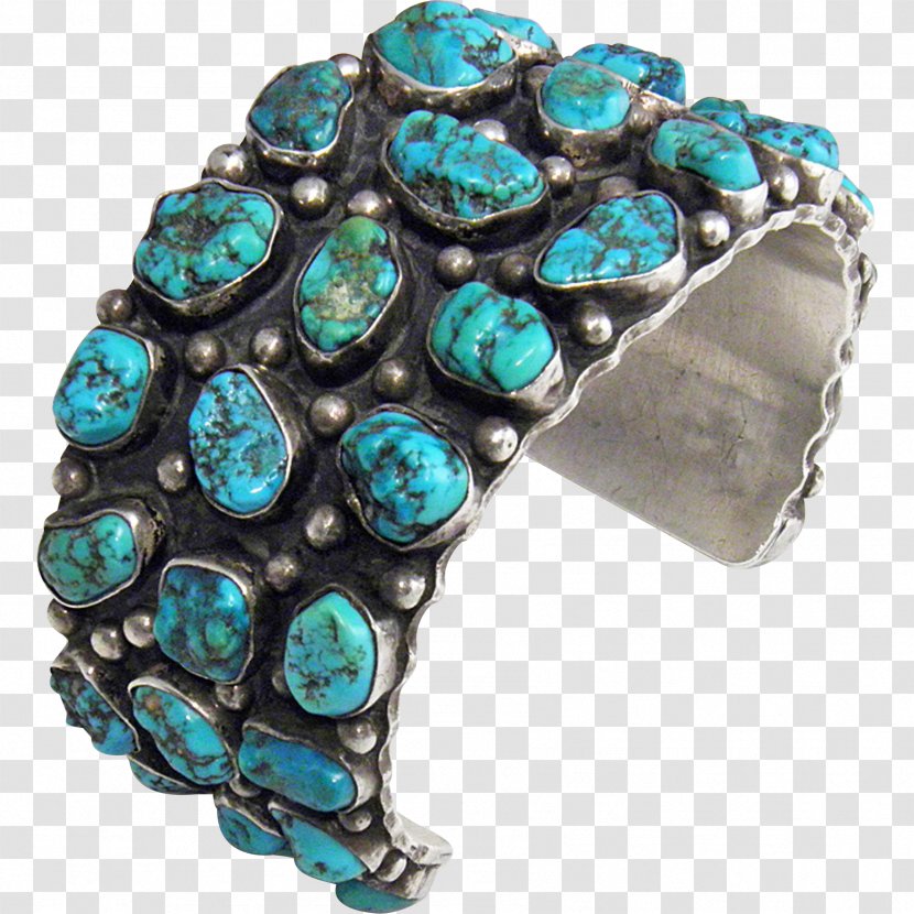 Turquoise Silver Bracelet Body Jewellery Jewelry Design - Nugget Transparent PNG