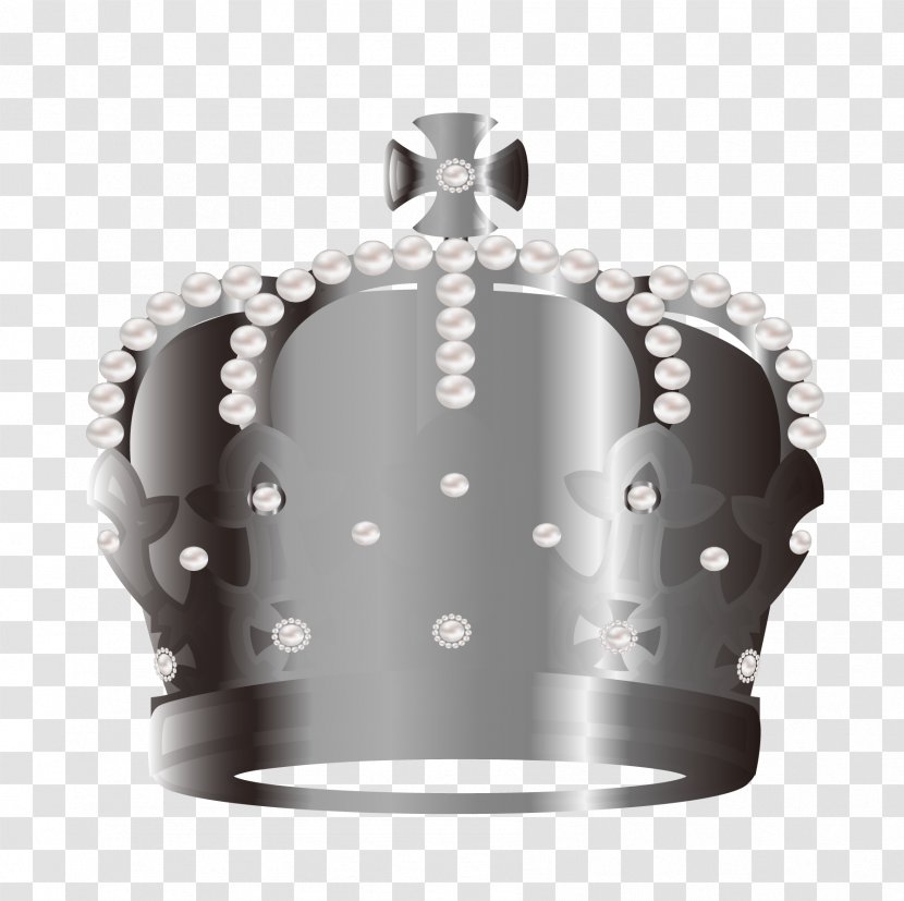 Vector Silver Crown - Product Design - Pattern Transparent PNG
