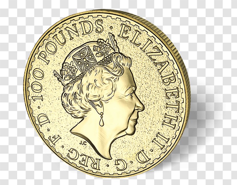 Coin Gold Royal Mint Silver Britannia - Currency Transparent PNG