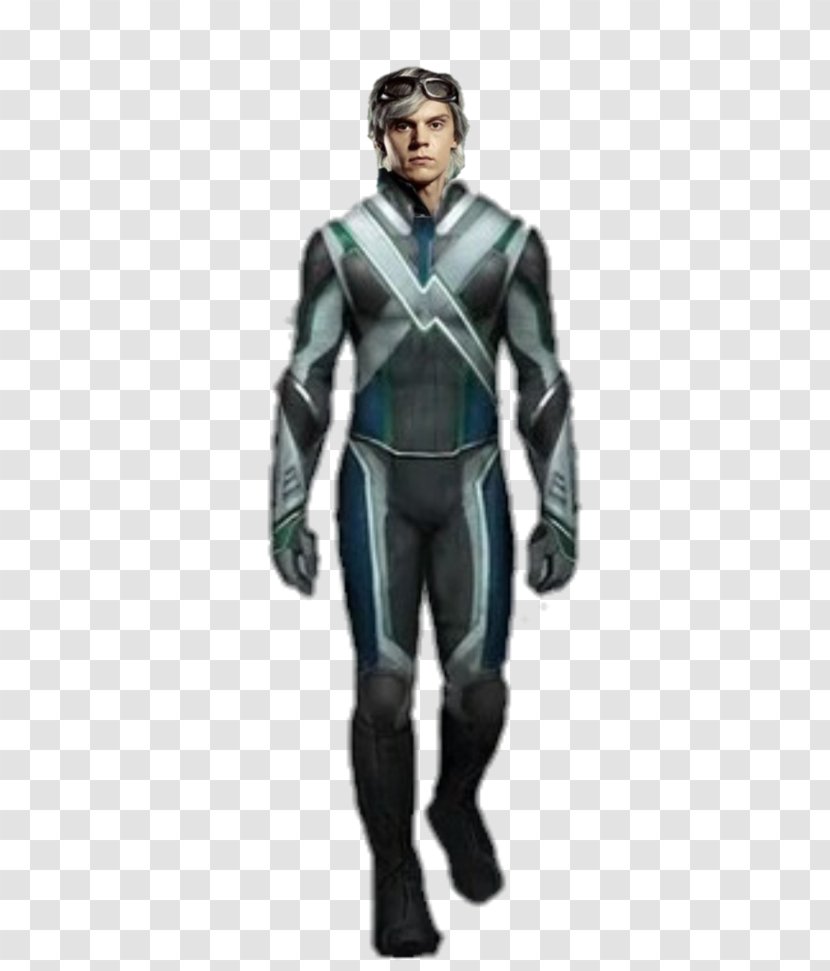 Evan Peters Quicksilver Wolverine Storm Professor X - Wetsuit - Apocalypse Transparent PNG