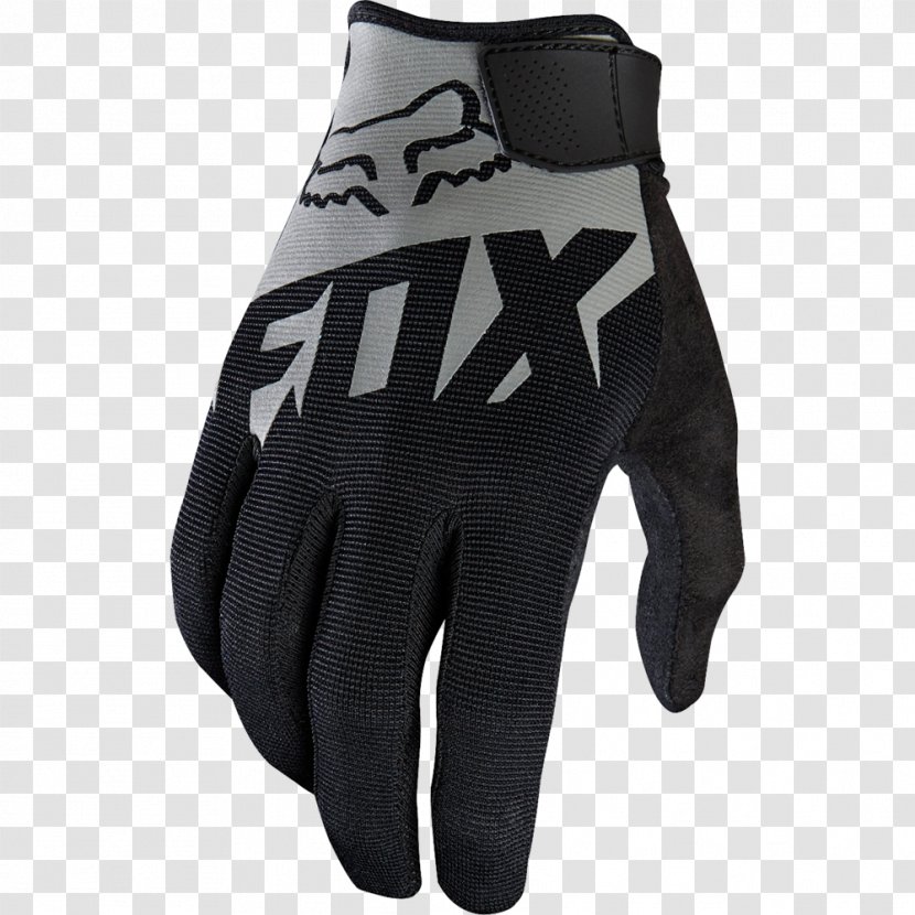 Cycling Glove Fox Racing Clothing Bicycle - Antiskid Gloves Transparent PNG