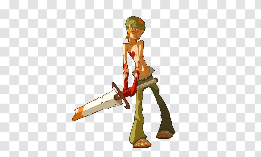 Dofus Sword Cartoon Character - Cold Weapon Transparent PNG