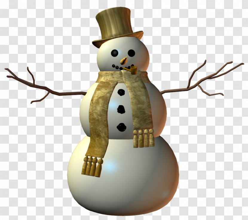 Christmas Ornament Snowman - 3d Decoration Transparent PNG