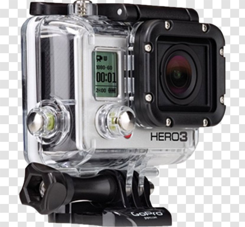 GoPro HERO3 White Edition Black Action Camera - Gopro Transparent PNG