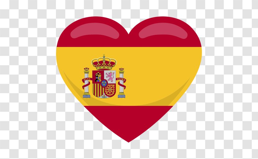 Flag Of Spain National Coat Arms - Love - United States Transparent PNG