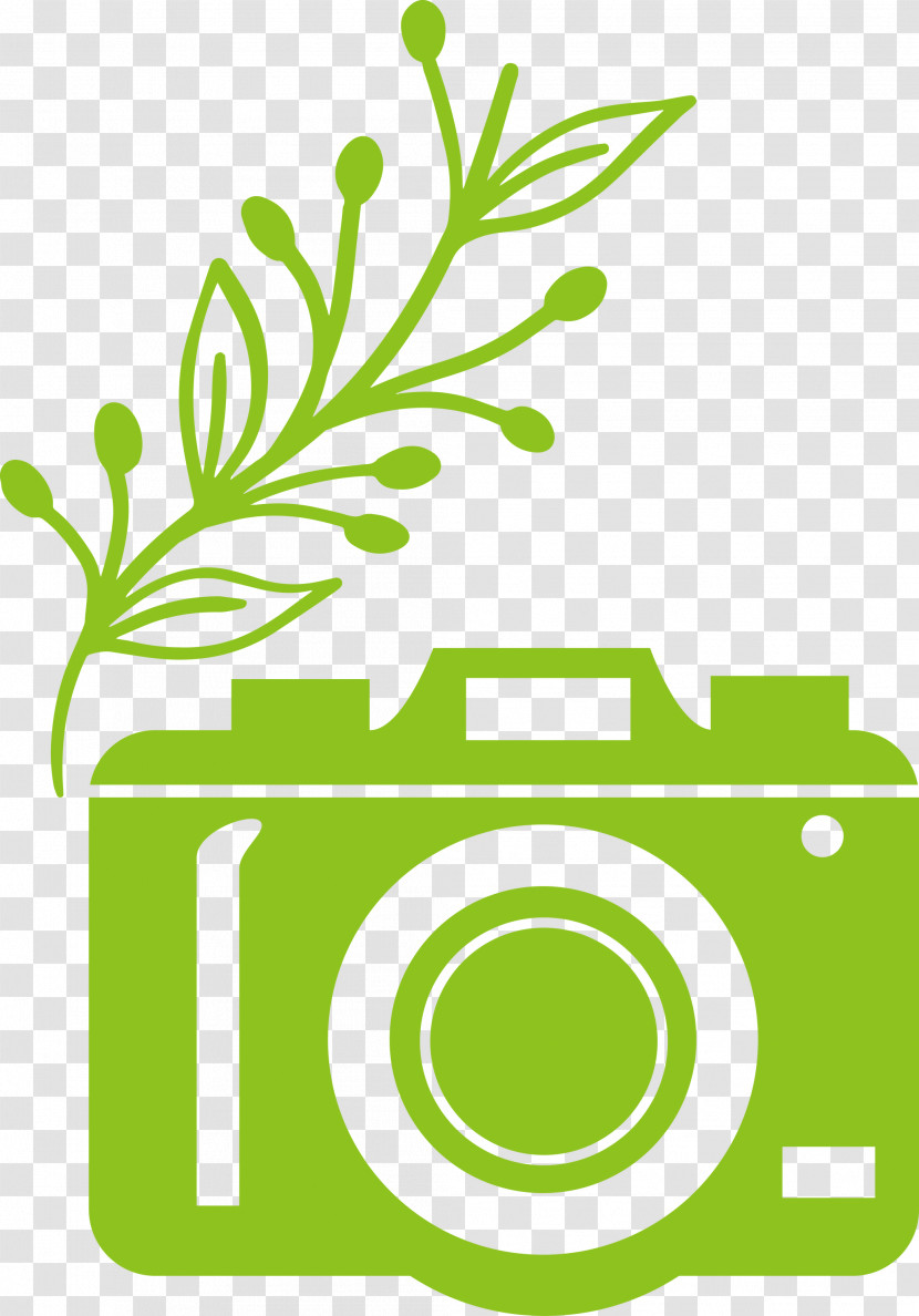 Camera Flower Transparent PNG