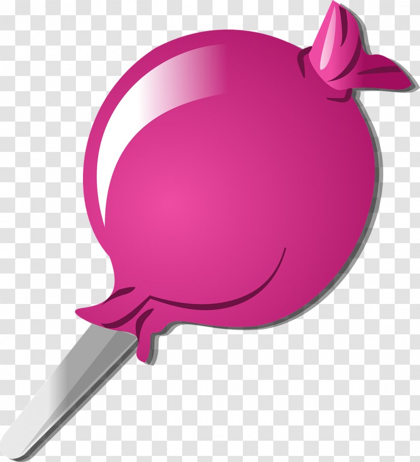 Lollipop Candy Cane Chocolate Bar Cotton - Flower - Pink Transparent PNG