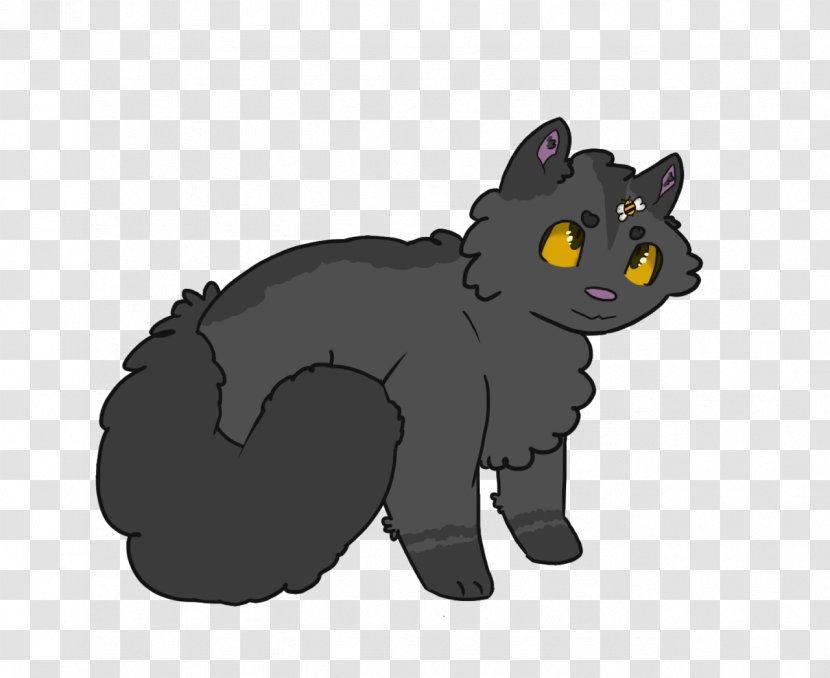 Whiskers Black Cat Horse Dog - Like Mammal Transparent PNG
