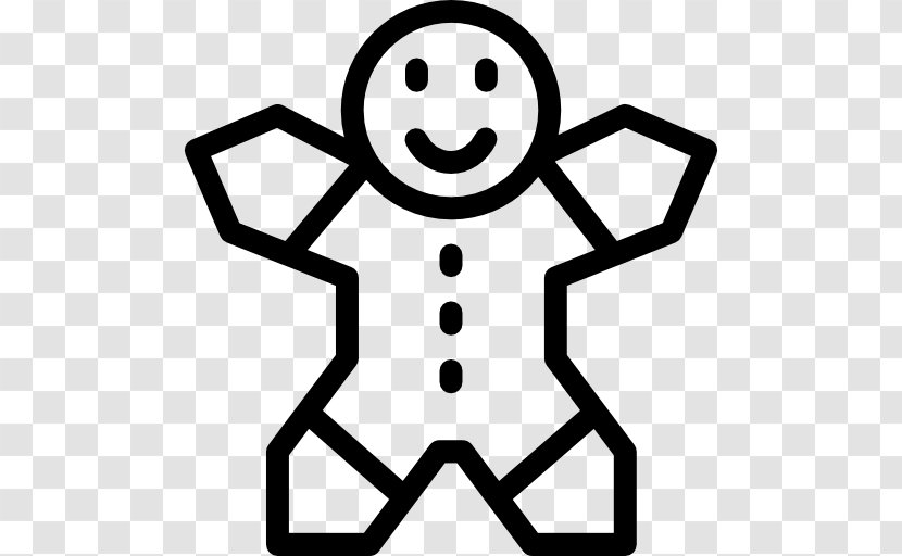 Bakery Black And White Cookie Gingerbread Man Food - Happiness - Biscuit Transparent PNG