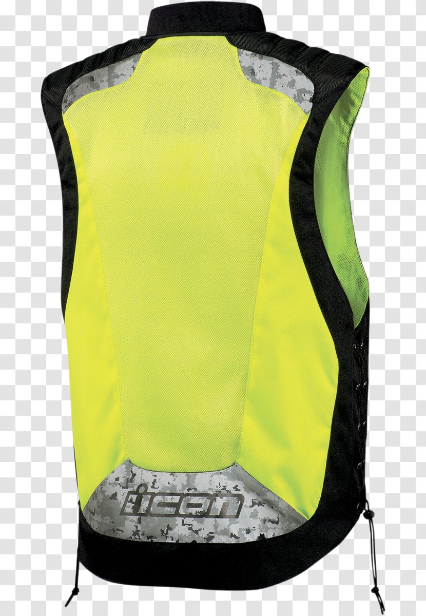 Gilets High-visibility Clothing Motorcycle Safety - Outerwear - Vests Transparent PNG