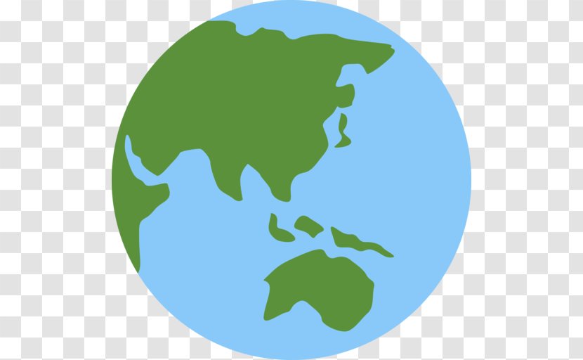 Globe Emojipedia World Map - Leaf Transparent PNG