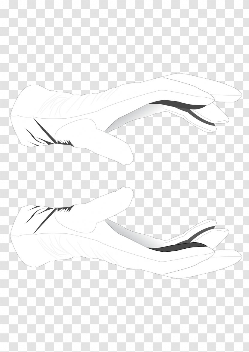 Drawing Sketch - Cartoon - Gloves Transparent PNG