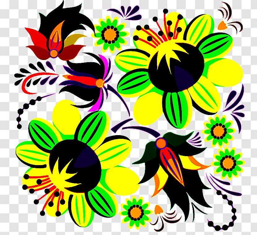 Clip Art Flower Plant Pattern Visual Arts - Wildflower Petal Transparent PNG