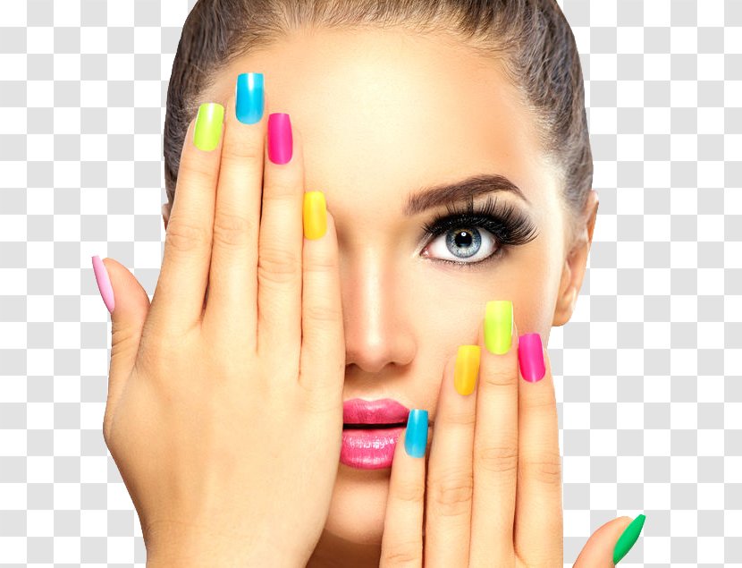 Manicure Nail Polish Beauty Parlour Pedicure - Hand Model - Nails Transparent PNG