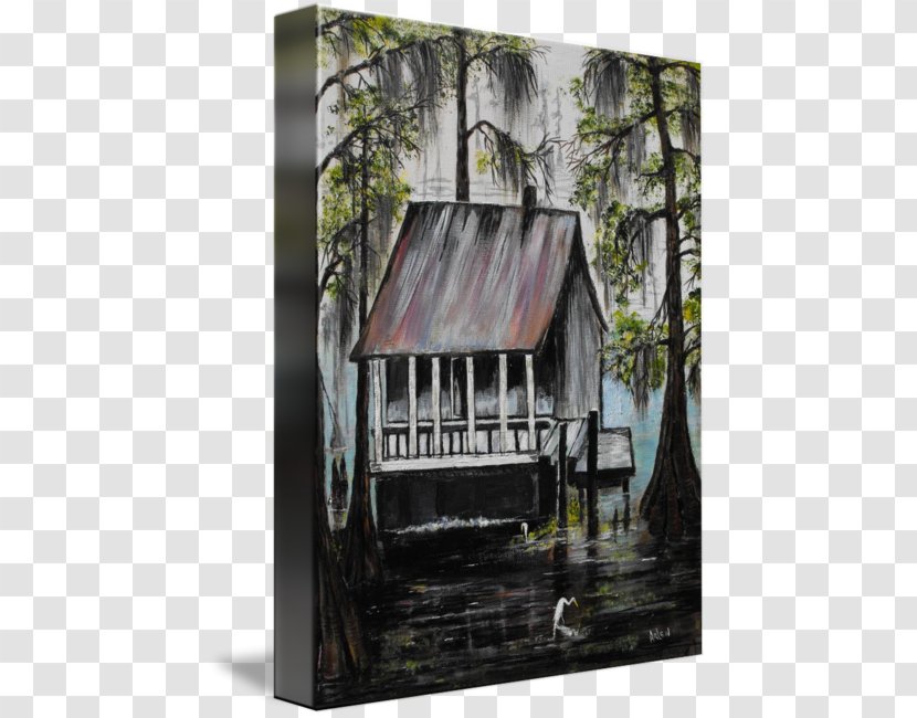 Painting Bayou Picture Frames Gallery Wrap Canvas - Gone Fishing Transparent PNG