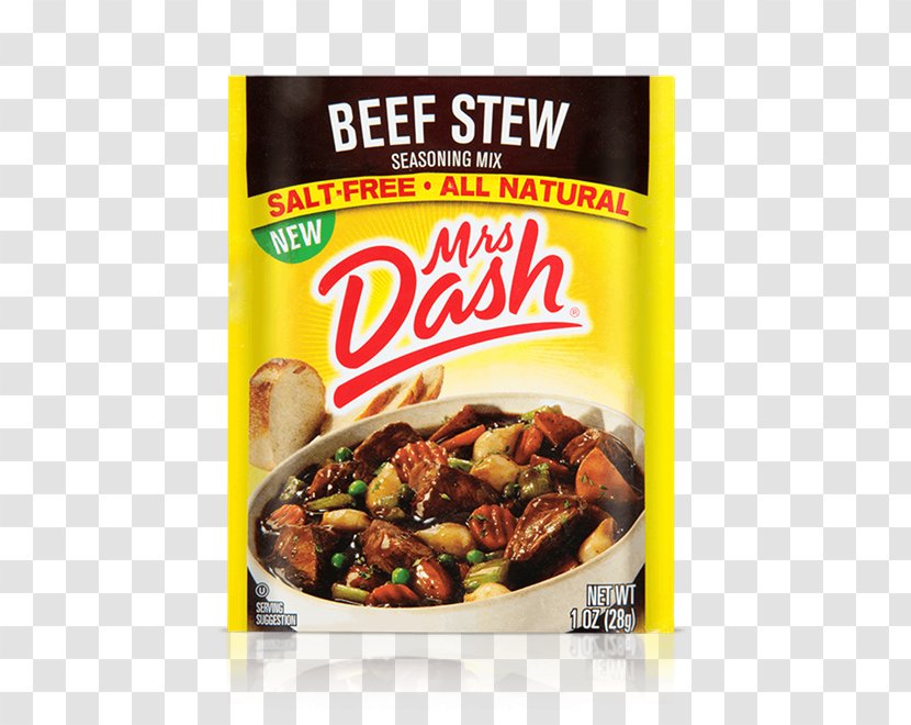 Vegetarian Cuisine Ragout Flavor Mrs. Dash Spice Mix - Salt Transparent PNG