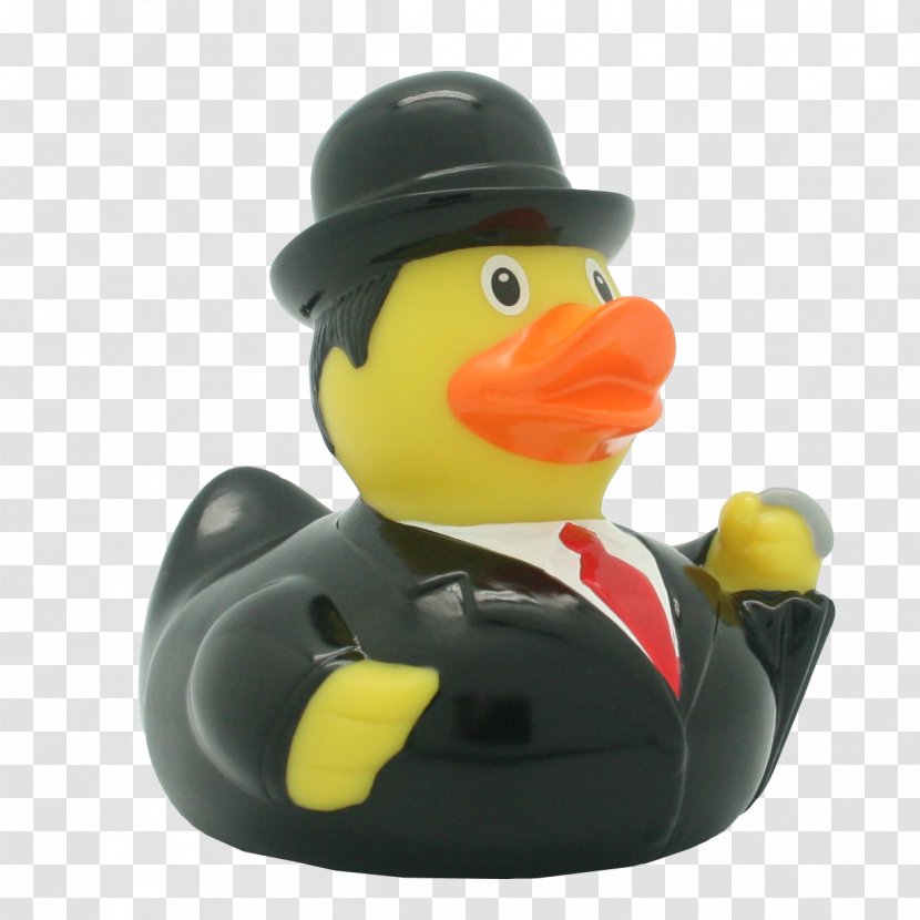Rubber Duck Gentleman LILALU Transparent PNG