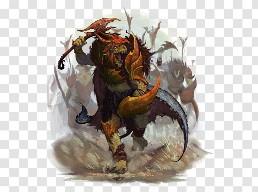 Dungeons & Dragons Dragonborn Barbarian Male Fighter - Demon - And Transparent PNG