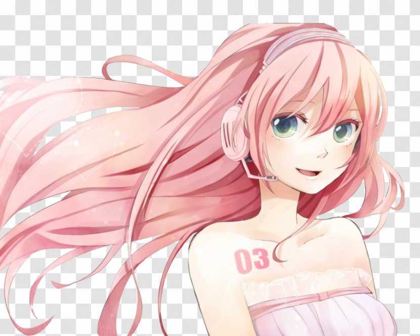 Megurine Luka Vocaloid Desktop Wallpaper Hatsune Miku - Cartoon Transparent PNG