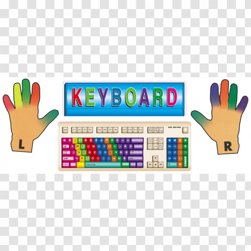 Computer Keyboard Classroom Teacher Information - Display Board Transparent PNG