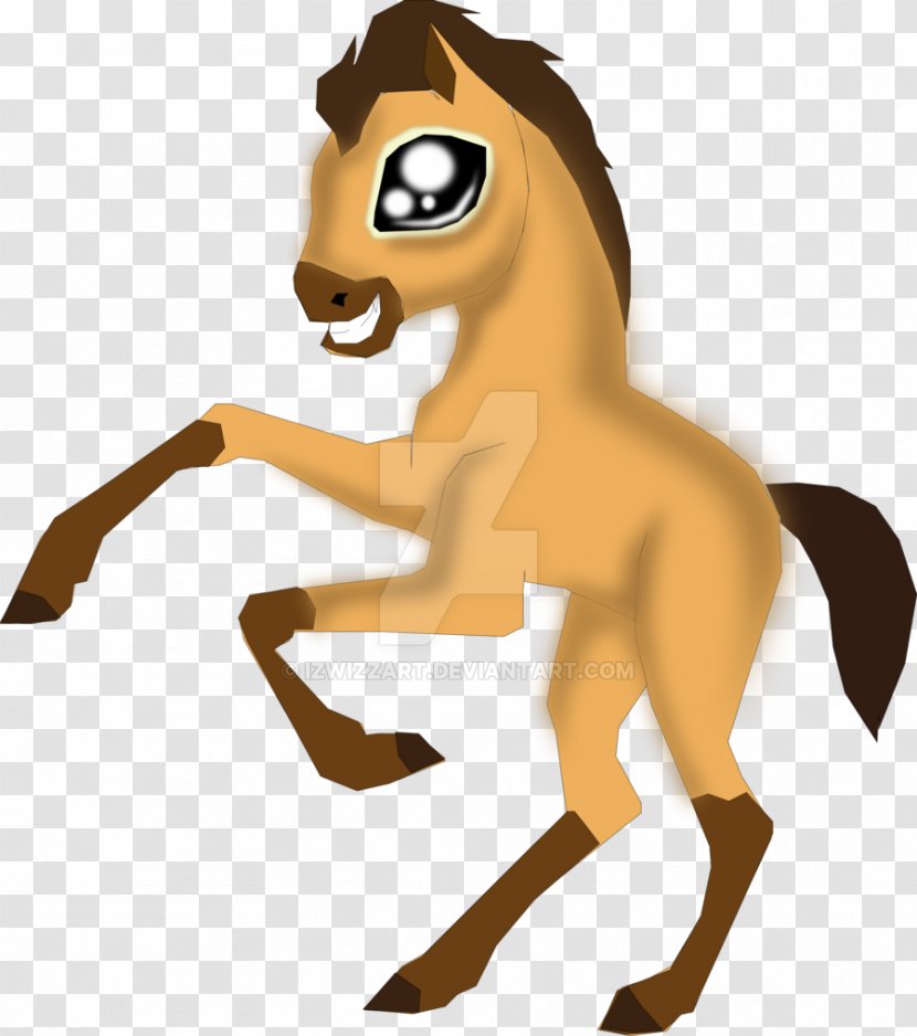 Mustang Stallion Mane Colt Donkey - Horse Transparent PNG
