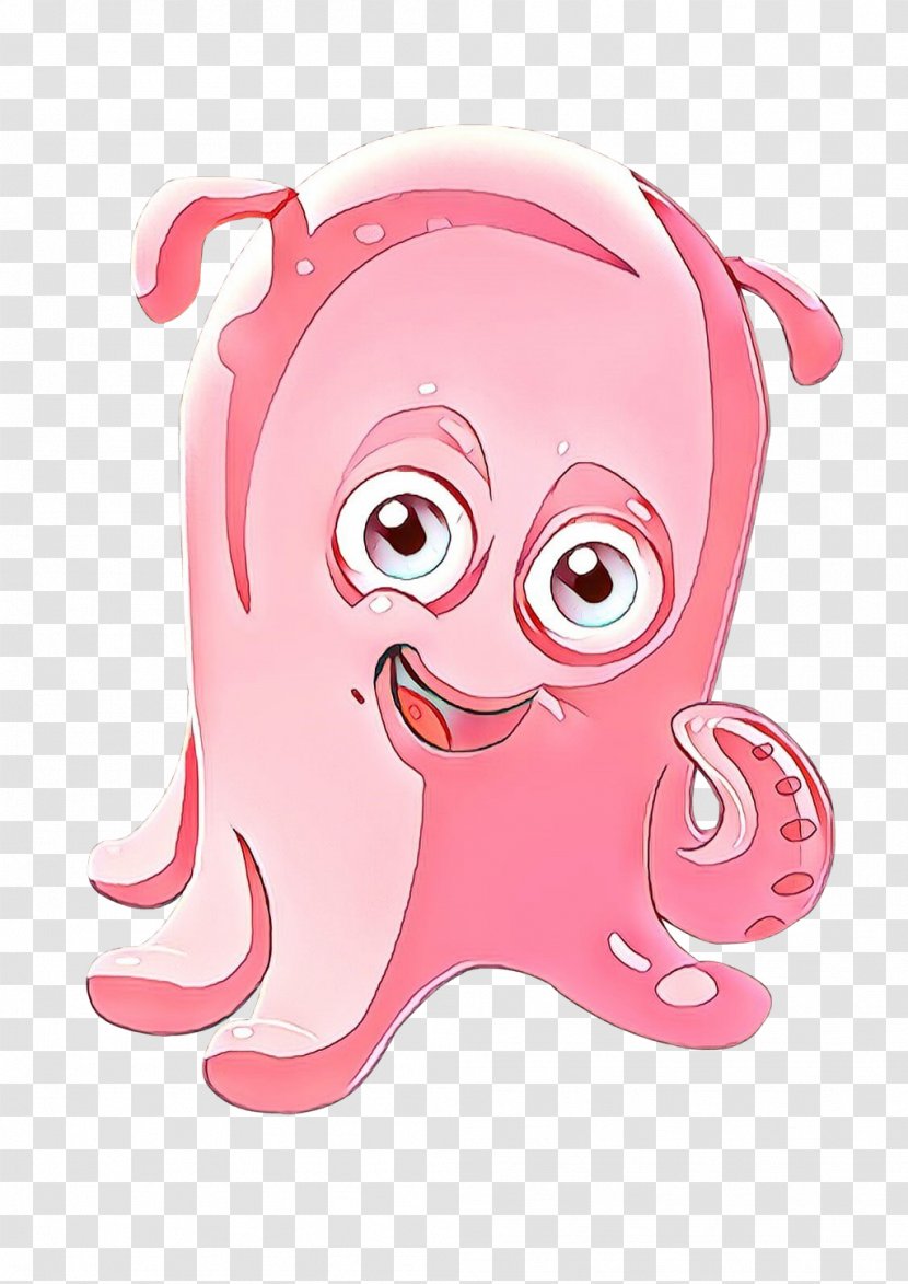 Clip Art Illustration Mammal Octopus Ear - Drawing - Cephalopod Transparent PNG