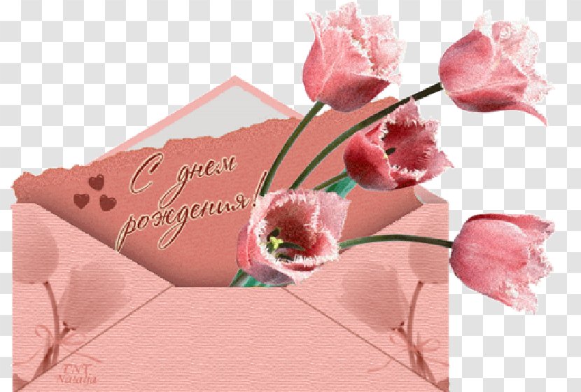 Birthday Holiday Moya Dorogaya Greeting & Note Cards Jubileum - Flower Transparent PNG