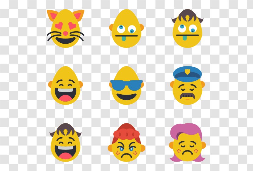 Emoticon Smiley - Yellow - Emojis Vector Transparent PNG