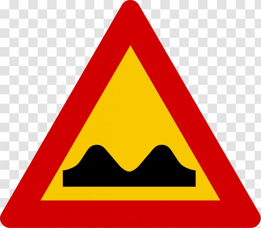 Traffic Sign Warning Speed Bump Road Safety Transparent PNG