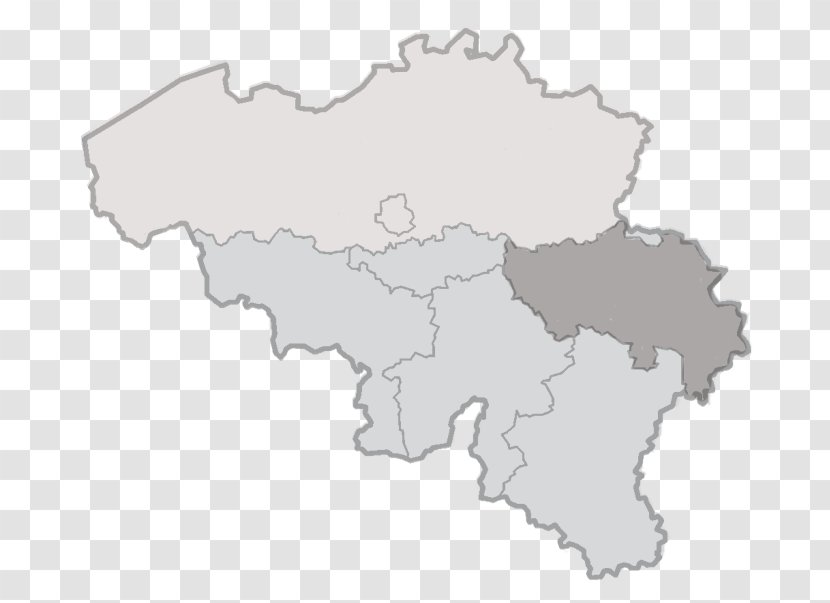 Provinces Of Belgium Flemish Region Wallonia Brussels Flanders - Map Transparent PNG